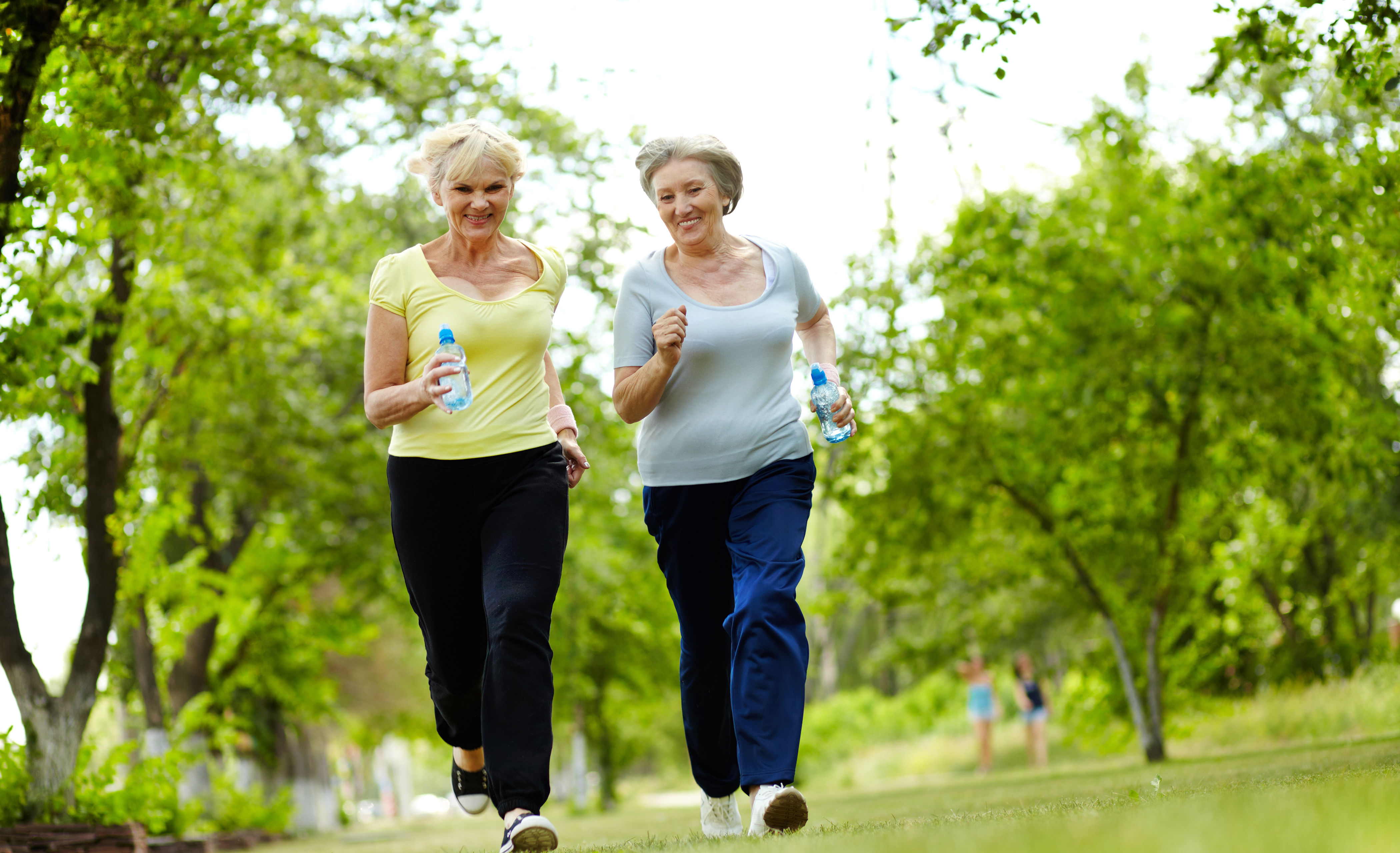 To kvinder på løbetur