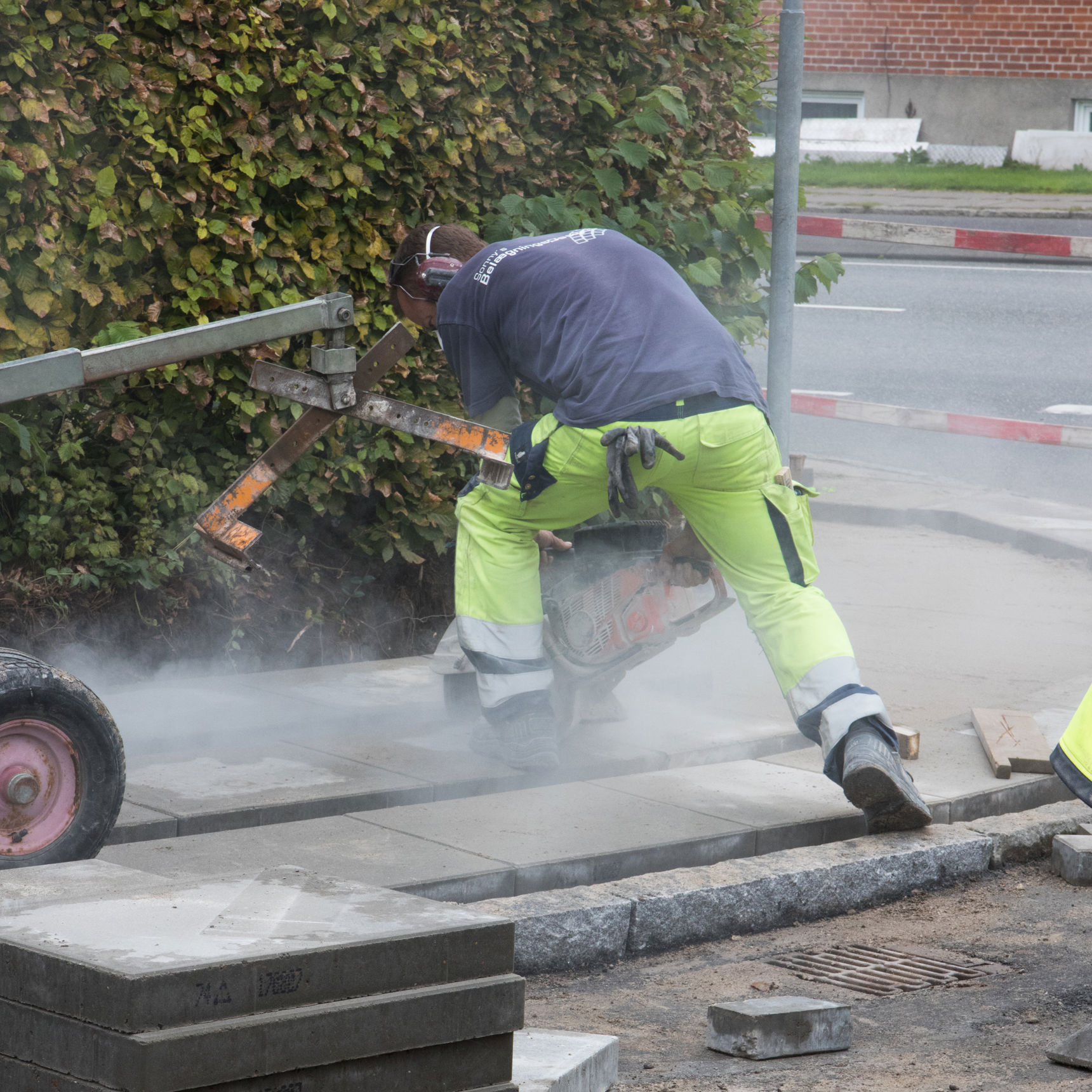 Miljøpåvirkning fra pladevibrator
