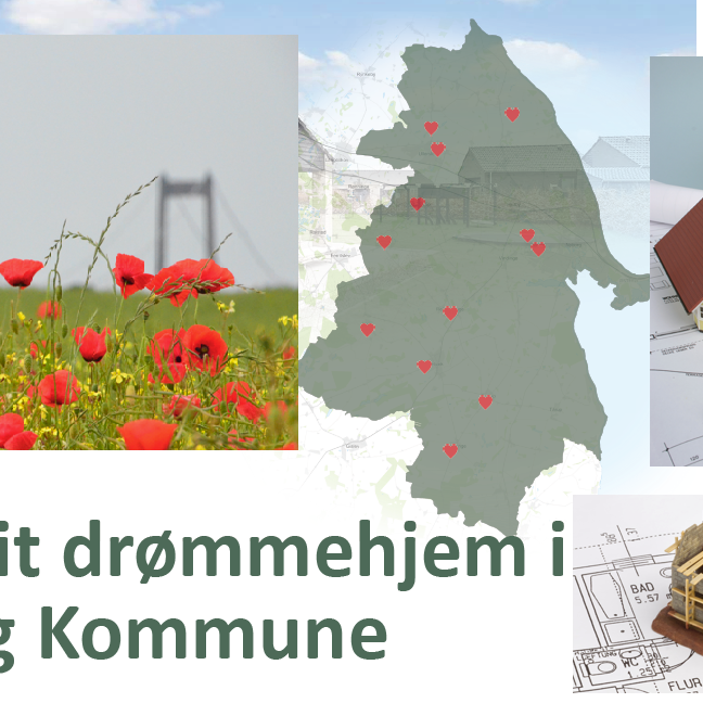 Udkast til annonce med ordlyden 'Skab dit drømmehjem i Nyborg Kommune'