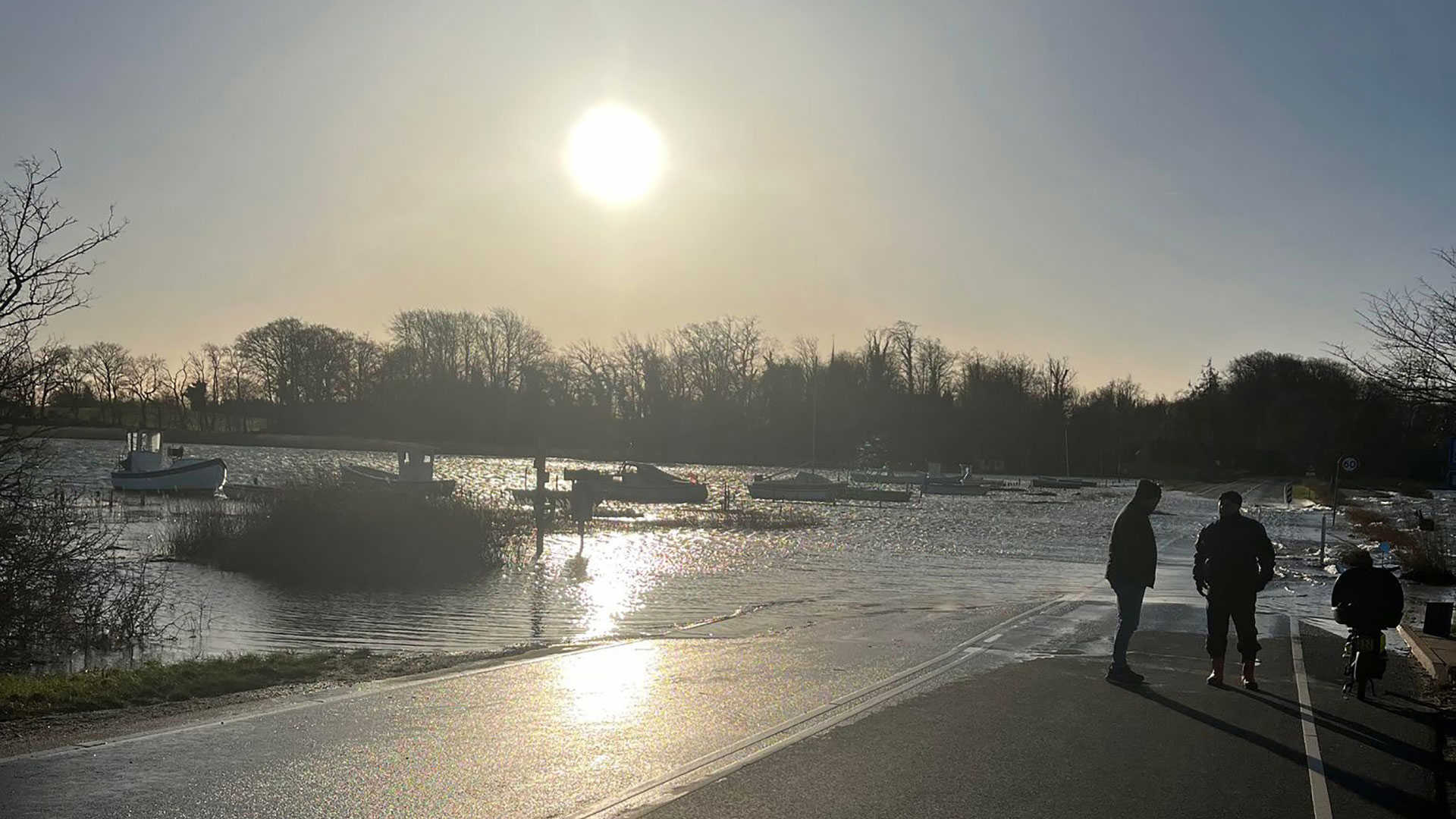 Oversvømmelse ved Holckenhavndæmingen