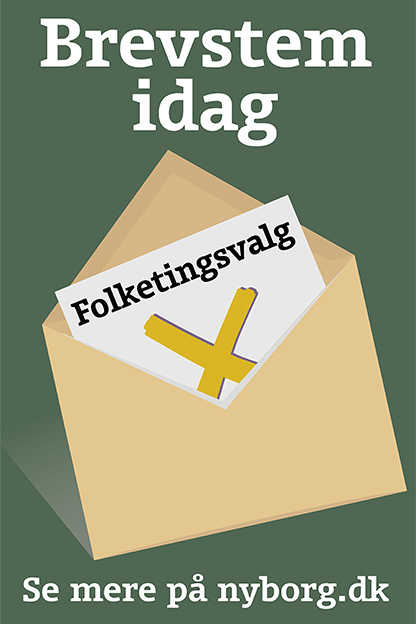 Plakat om at brevstemme