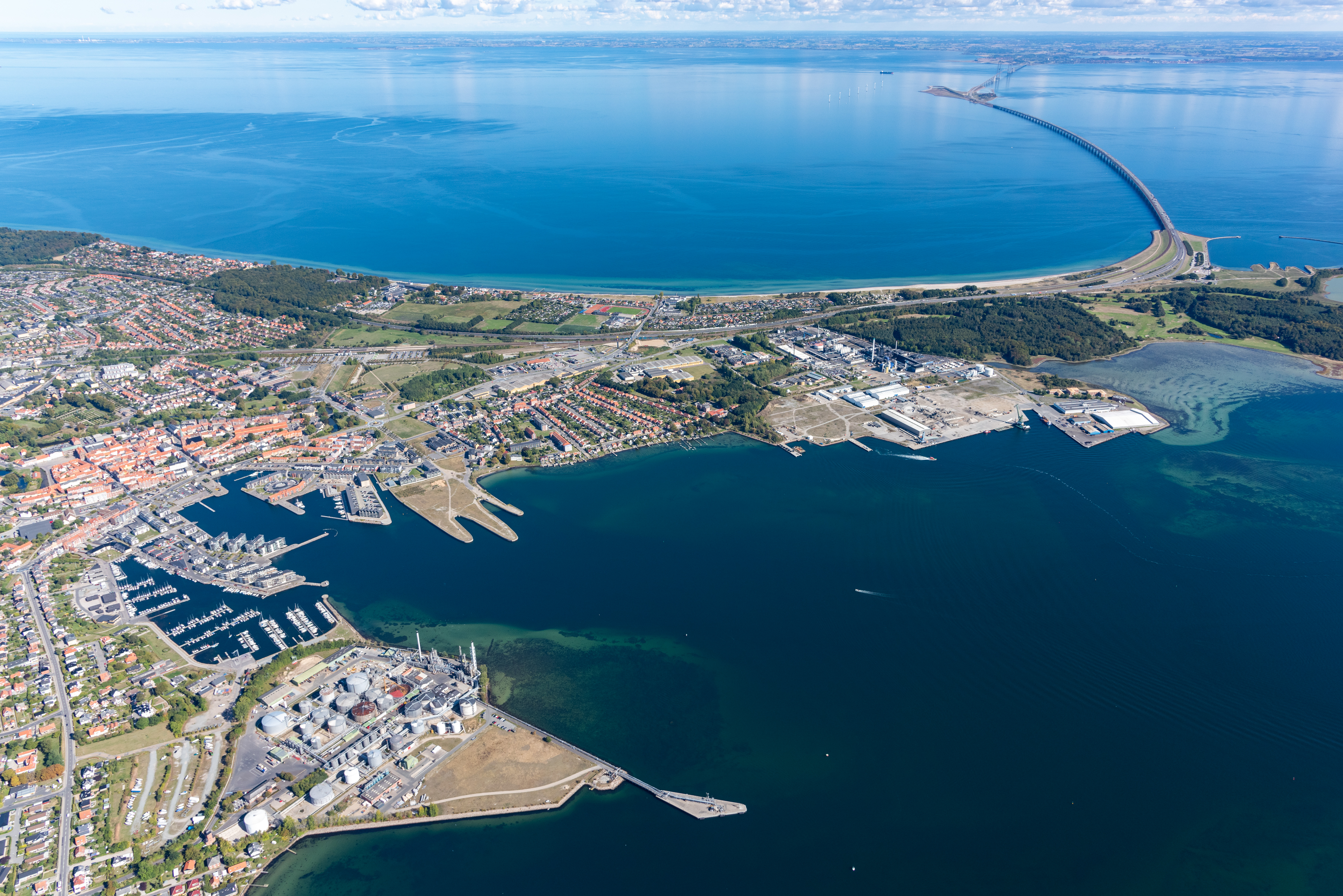 Luftfoto over Nyborg 2022