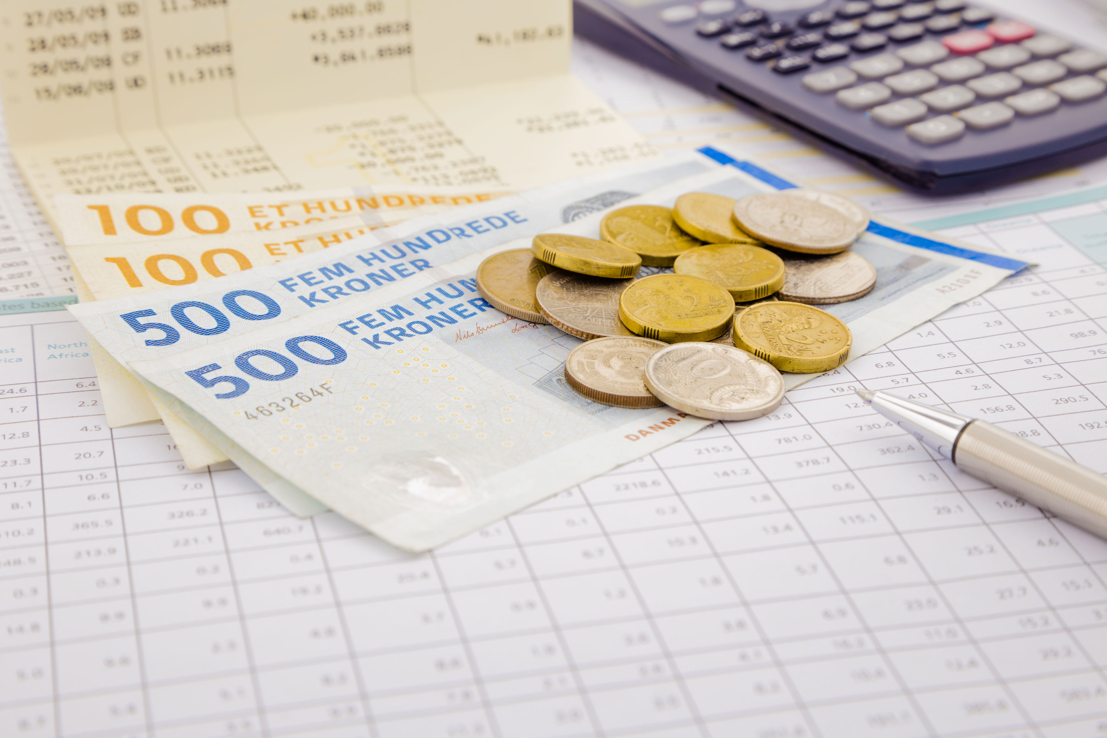 Penge og lommeregner