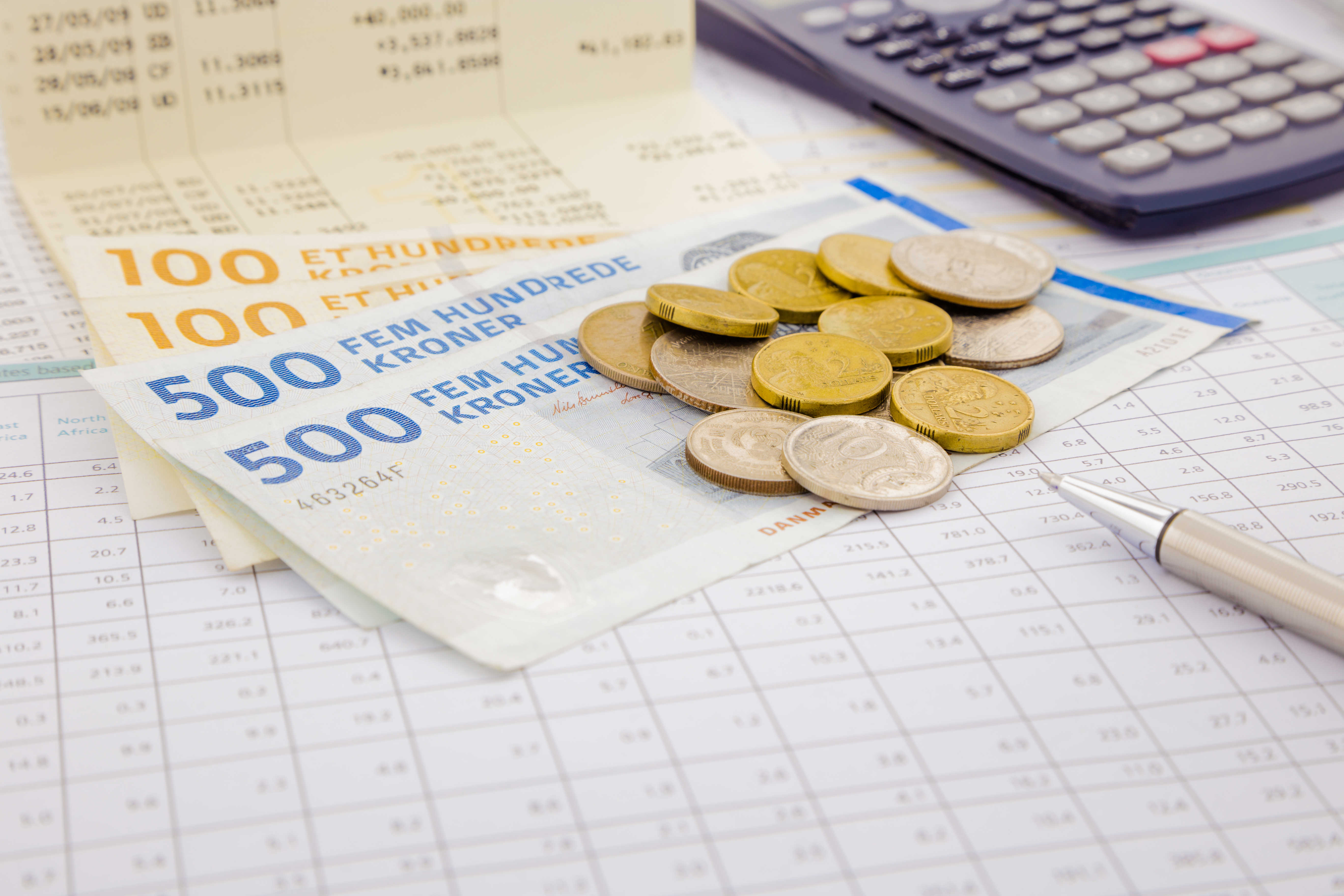 Penge og lommeregner