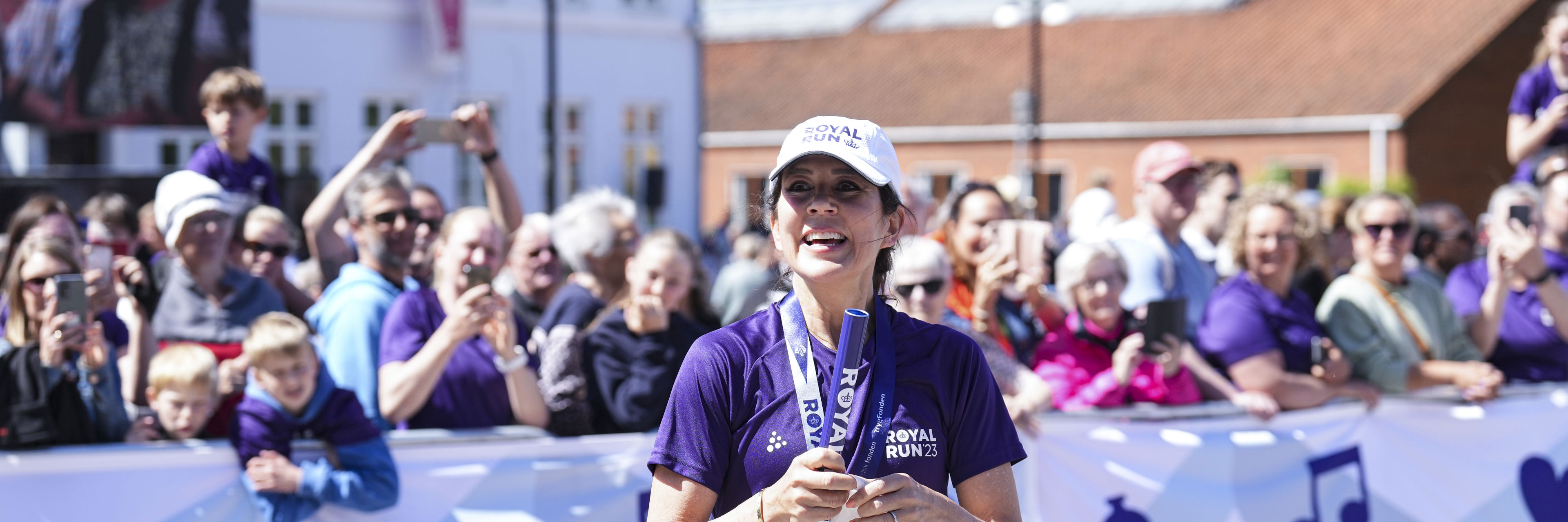 H.K.H. Kronprinsesse Mary til Royal Run 2023