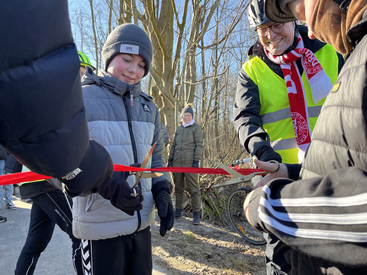 Indvielse af den nye cykelsti mellem Flødstrup og Revninge