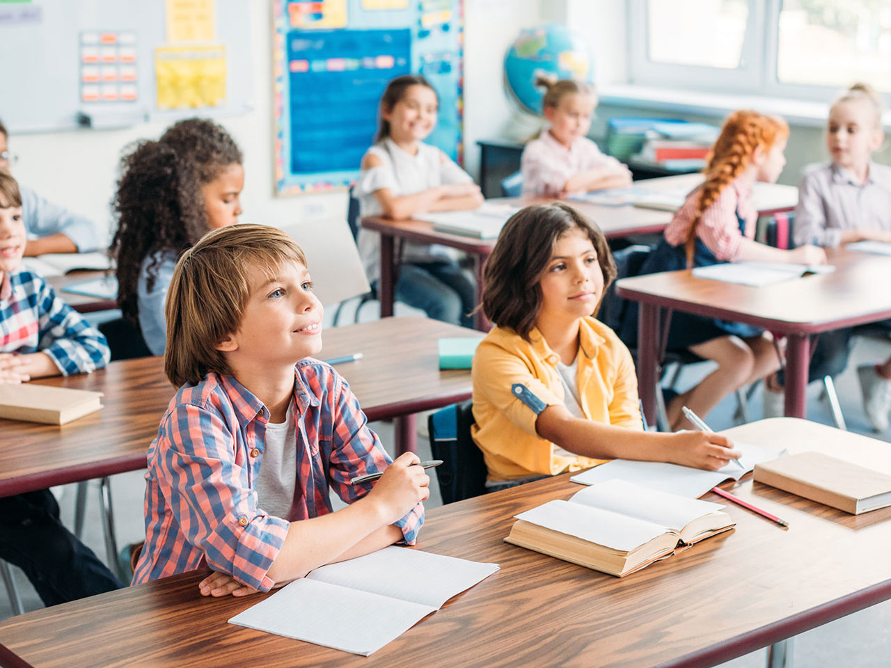 Elever der får undervisning