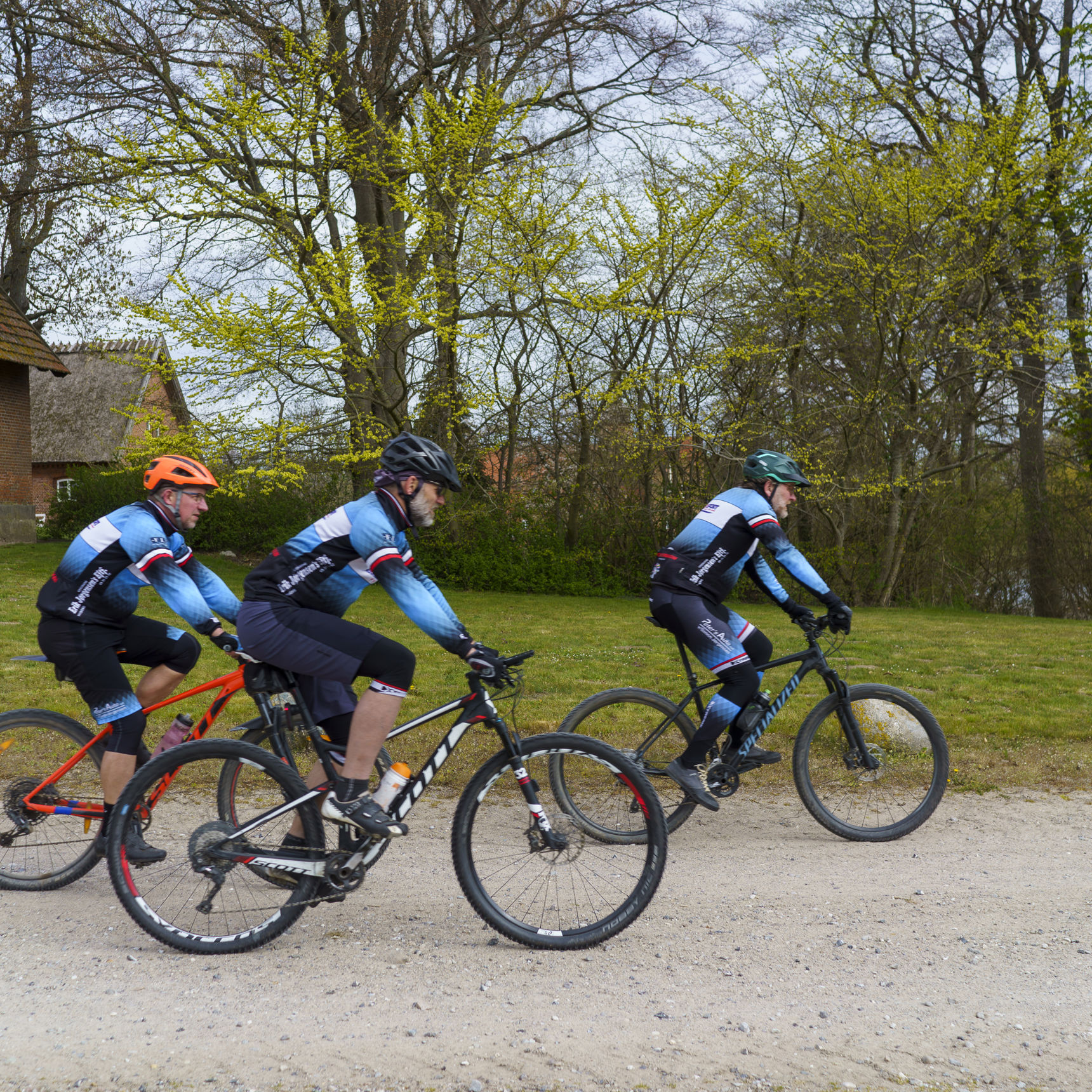 Nyborg Cykle Klub ved på Dyrehavevej ved Kejbergskoven