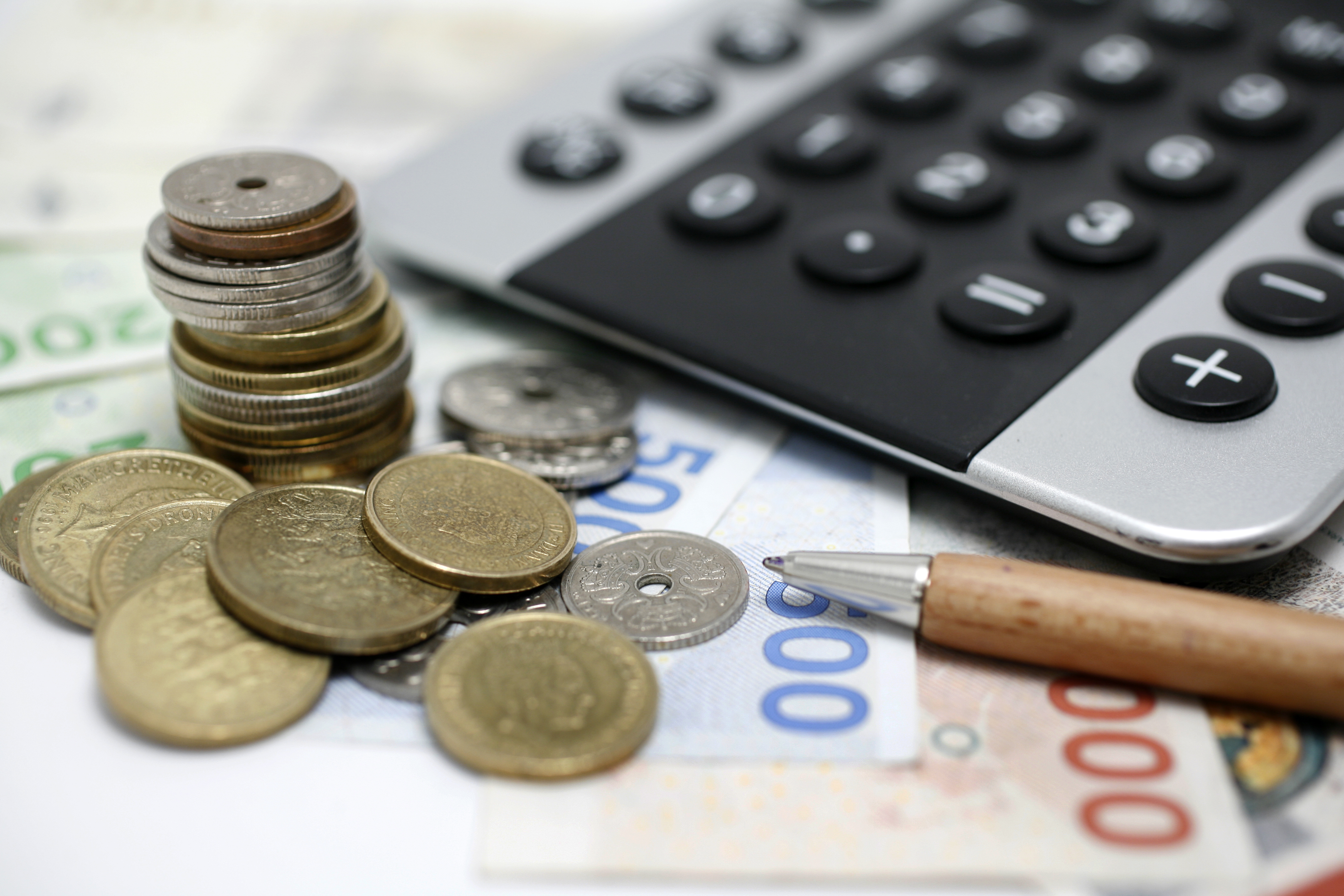 Penge og lommeregner