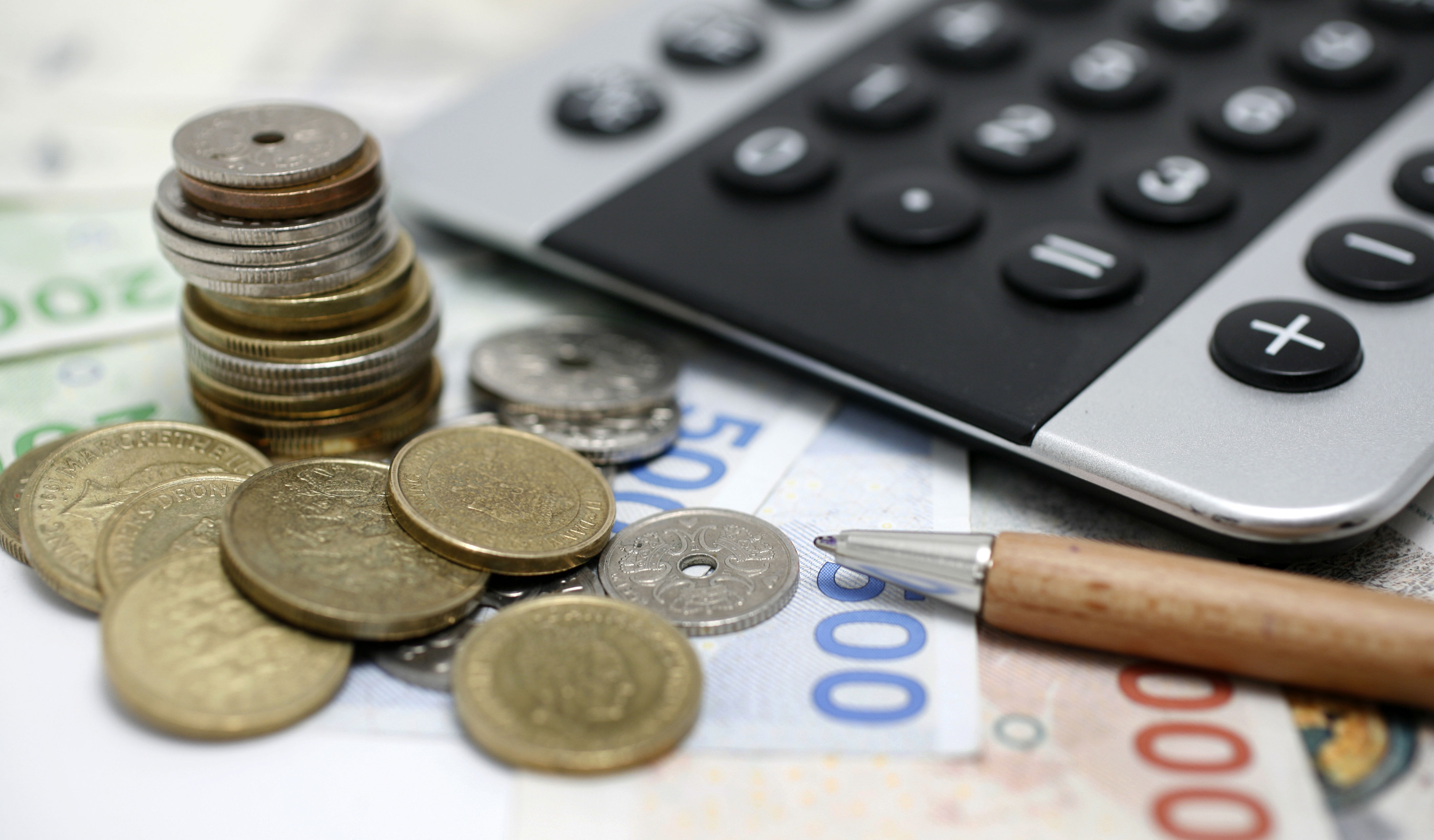 Penge og lommeregner