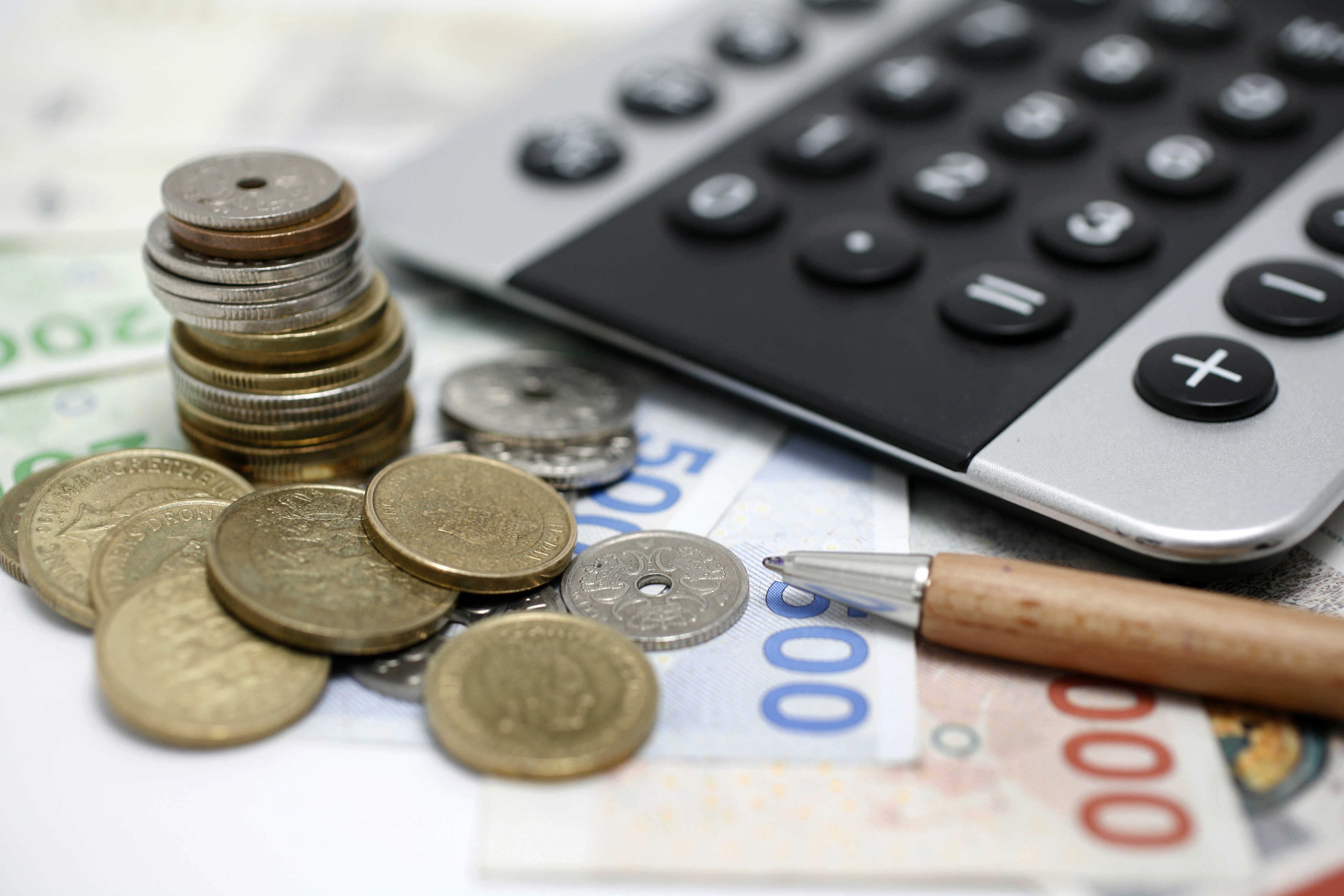 Penge og lommeregner